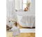 Tapis De Bain 50x70cm En Coton Bio Coloris Chantilly - Emma