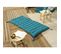 Matelas De Sol Avec Pompons 60x120cm Coton Coloris Paon - Sophie