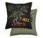 Coussin Déhoussable 40x40cm Coton Motif Dinosaures - Tyrex