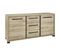 Buffet 2 Portes 3 Tiroirs 182cm Aspect Bois - Marco