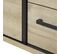 Buffet 2 Portes 3 Tiroirs 182cm Aspect Bois - Marco