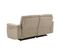 Canapé Relax Electrique 3 Places Tissu Beige Pieds Bois - Almeirim