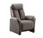 Fauteuil Relax Electrique New Nobuck Gris Foncé Et Beige - Coimbra