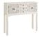 Console 4 Portes 3 Tiroirs Motif Fleur - Capucine