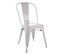 Lot De 4 Chaises Métalliques Blanches - Pamela