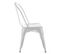 Lot De 4 Chaises Métalliques Blanches - Pamela