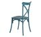 Lot De 4 Chaises Plastiques Bleues - Clairin