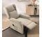 Fauteuil Relax Releveur Electrique Tissu Ivoire - Andora