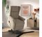 Fauteuil Relax Releveur Electrique Tissu Beige - Andora