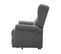 Fauteuil Relax Releveur Electrique Tissu Gris Foncé - Andora