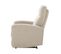 Fauteuil Relax Electrique Tissu Ivoire - Lerida