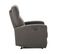 Fauteuil Relax Electrique Tissu Gris Foncé - Lerida