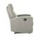 Fauteuil Relax Manuel Tissu Gris Clair - Lerida