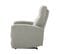 Fauteuil Relax Manuel Tissu Gris Clair - Lerida