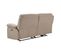 Canapé 3 Places Relax Electrique Beige Tissu Waterproof - Tarifa