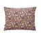 Taie D'oreiller 50x70cm Gaze De Coton Fond Brun Motifs Fleurs - Adonis Brun