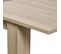 Table Rectangulaire Allongeable Imitation Bois - Iris