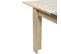 Table Rectangulaire Allongeable Imitation Bois - Iris