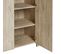 Armoire 3 Portes 165cm Aspect Bois Clair - Natural