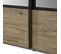 Armoire 2 Portes Coulissantes 217cm Aspect Bois - Irisa