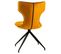 Lot De 4 Chaises Tissu Curry Surpiqures Carreaux - Styk