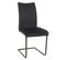 Lot De 4 Chaises Velours Noir Piètement U - Nymeria