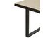 Table Repas 230cm Effet Bois Clair Piètement Anthracite - Jackson