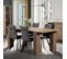 Table Allongeable 180-230cm Effet Bois Naturel Et Noir - Carson