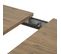 Table Allongeable 180-230cm Effet Bois Naturel Et Noir - Carson