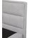 Lit-coffre Boxspring 140x200cm Eco Tissu Gris - Mylis