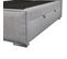 Lit-coffre Boxspring 140x200cm Eco Tissu Gris - Mylis