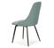 Lot De 4 Chaises Pivotantes Tissu Vert D'eau - Undy