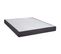 Sommier Tapissier Démontable 2x20 Lattes 160x200cm Anthracite + Pieds Carrés Argent 15cm - Tapikit