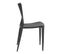 Lot De 4 Chaises Empilables Polypropylène Anthracite - Rofa