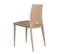 Lot De 4 Chaises Empilables Polypropylène Taupe - Rofa