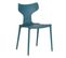 Lot De 4 Chaises Empilables Pp Bleu Dossier En T - Blist