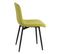 Lot De 2 Chaises Capitonnées Tissu Vert Clair - Gosso