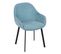 Lot De 2 Fauteuils Bleus Surpiqures Extérieures - Kovi