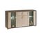 Buffet 3 Portes Avec LEDs Coloris Argile Et Bronze - Creamy