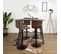 Lot De 2 Tabourets Simili Marron Camel - Julio