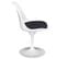 Lot De 2 Chaises Design Blanches Et Noires - Mania