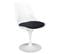 Lot De 2 Chaises Design Blanches Et Noires - Mania