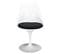 Lot De 2 Chaises Design Blanches Et Noires - Mania