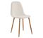 Lot De 4 Chaises Motifs Colorés Pieds Effet Bois - Wap