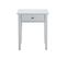 Chevet 1 Tiroir Mdf Et Pin Coloris Gris Clair - Colina