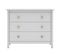 Commode 3 Tiroirs En Pin Massif Blanc - Dava