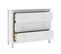 Commode 3 Tiroirs En Pin Massif Blanc - Dava