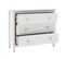 Commode 3 Tiroirs En Pin Massif Blanc - Dava