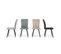 Lot De 4 Chaises Tissu Beige Surpiqué Pieds Métal Noir - Garrow