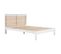 Chambre 140x190cm Avec Commode 3 Tiroirs Pin Naturel Et Blanc Scandinave - Laupell